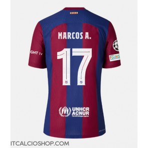 Barcelona Marcos Alonso #17 Prima Maglia 2023-24 Manica Corta